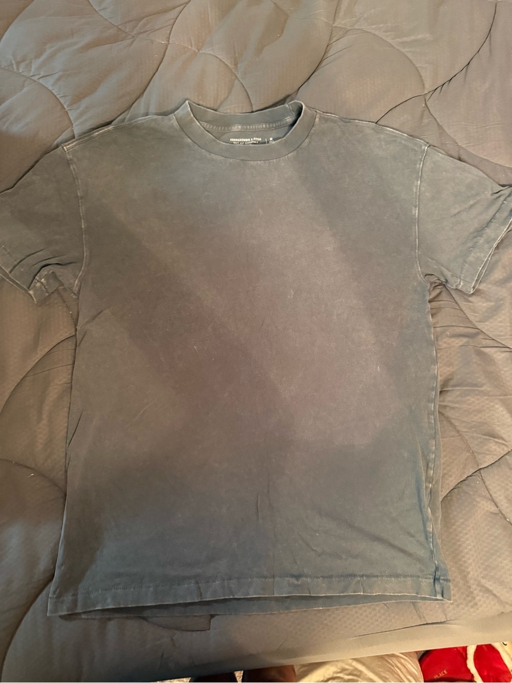 Abercrombie & Fitch Washed Black Short Sleeve Crew Tee